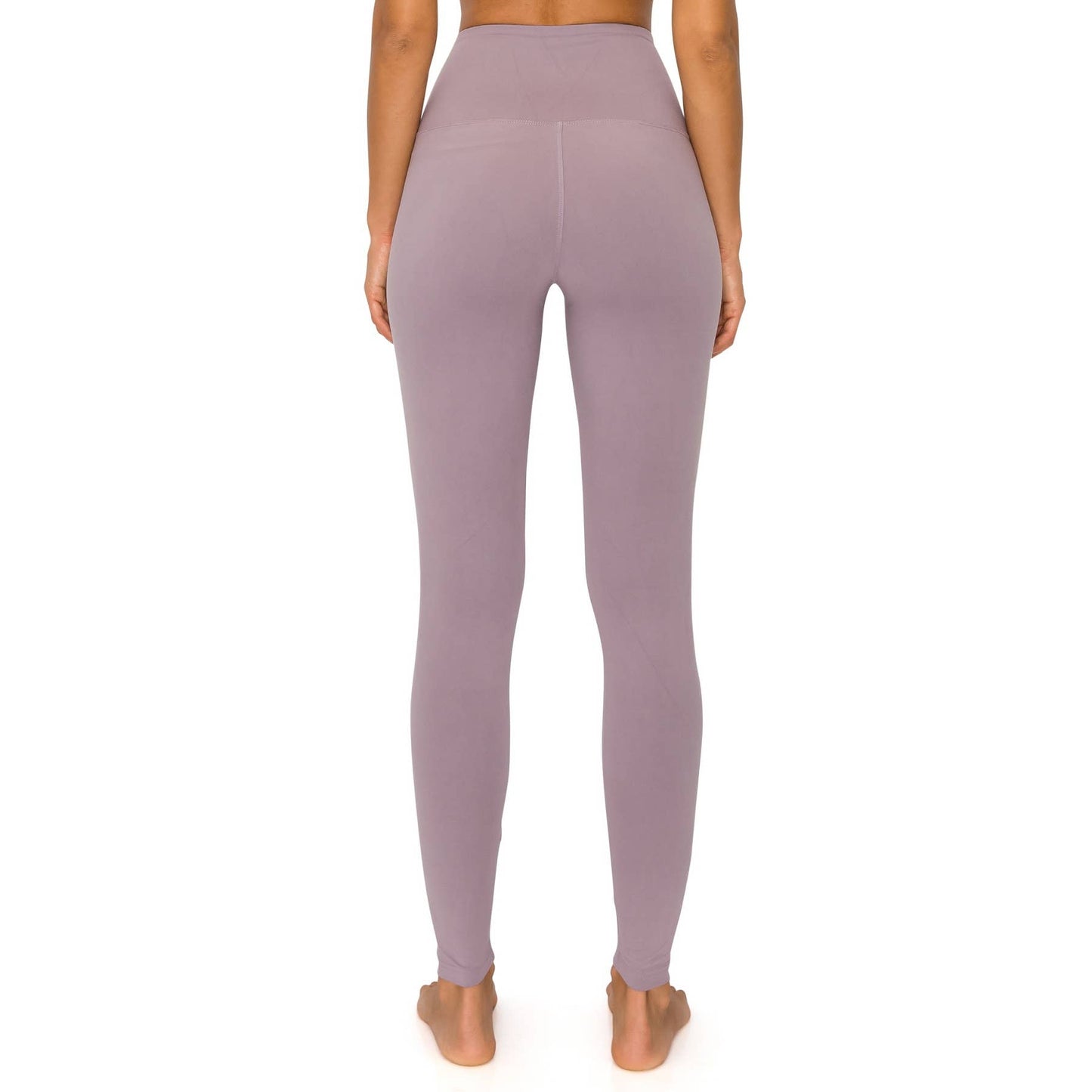 5" Yoga Band Premium Solid Activewear Leggings: Black