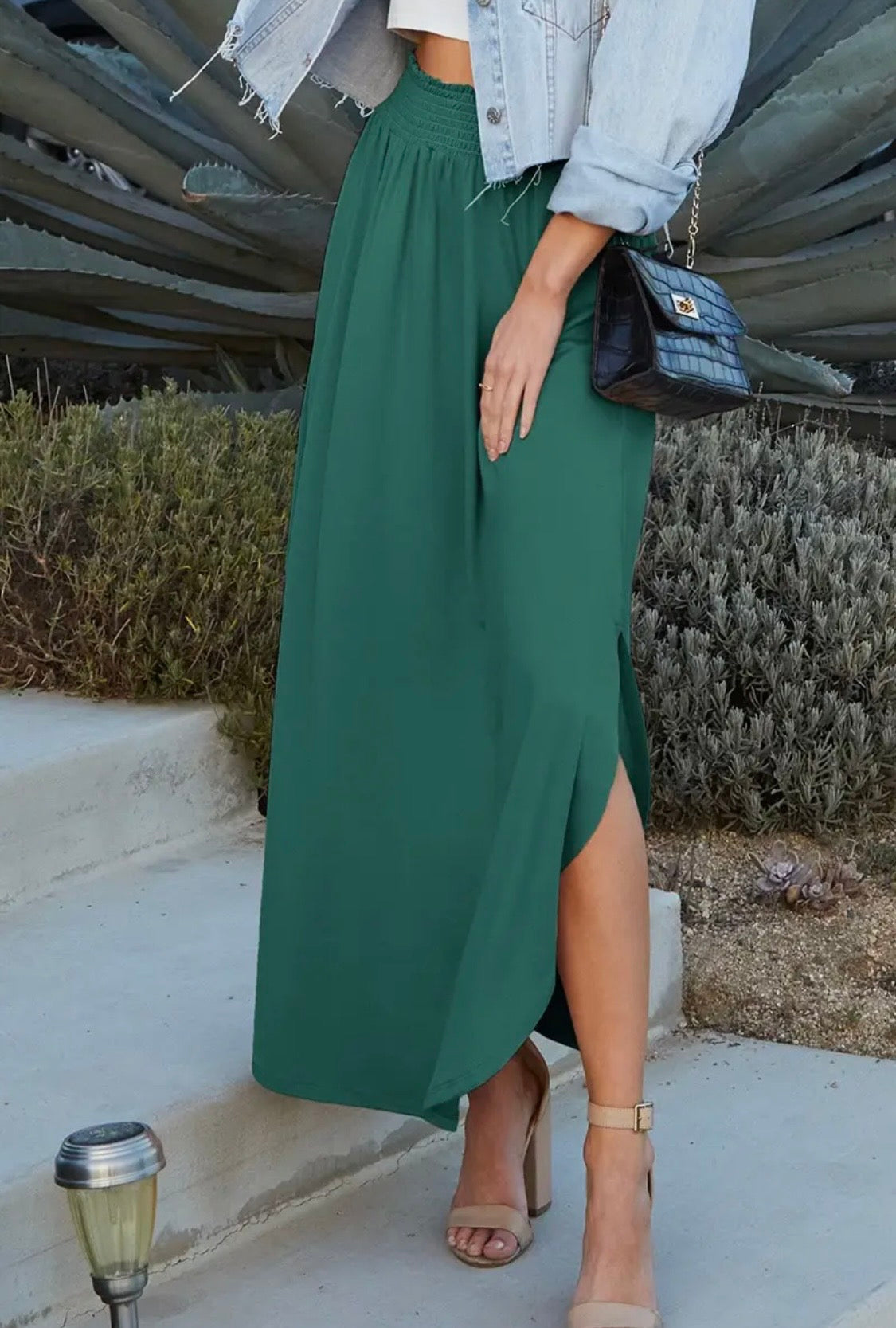 Favorite Maxi Skirt - Teal