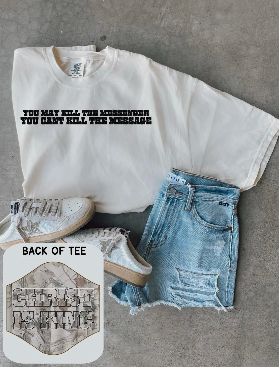 *PRE-ORDER* Can’t Kill The Message Tee • Camo