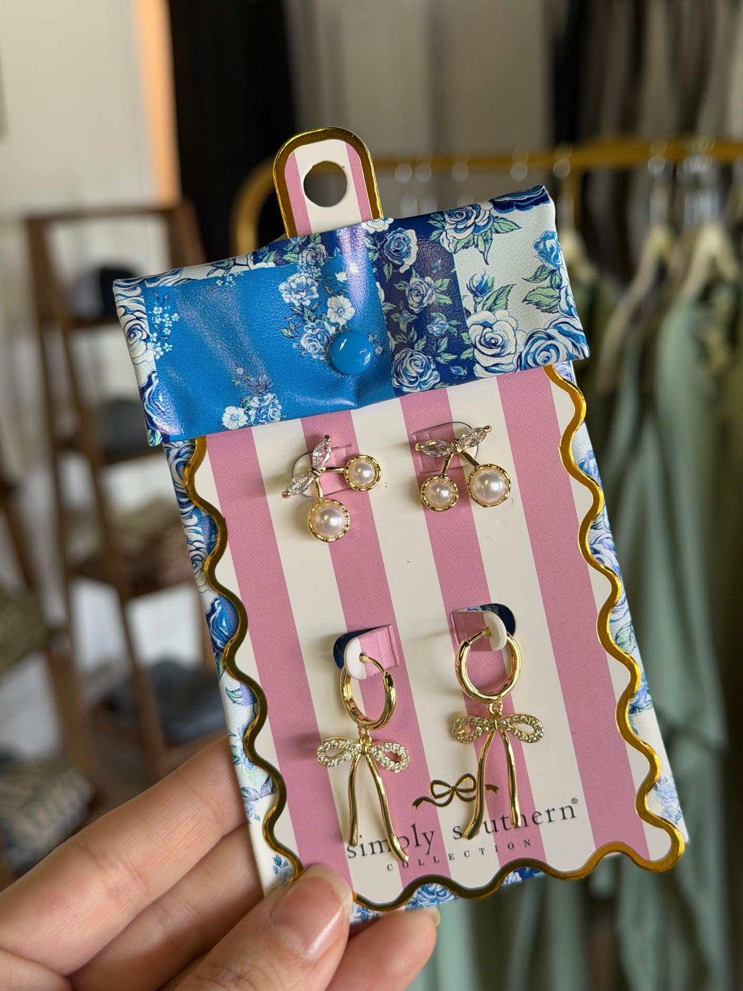 Simply Southern Earring Set - Ribbon