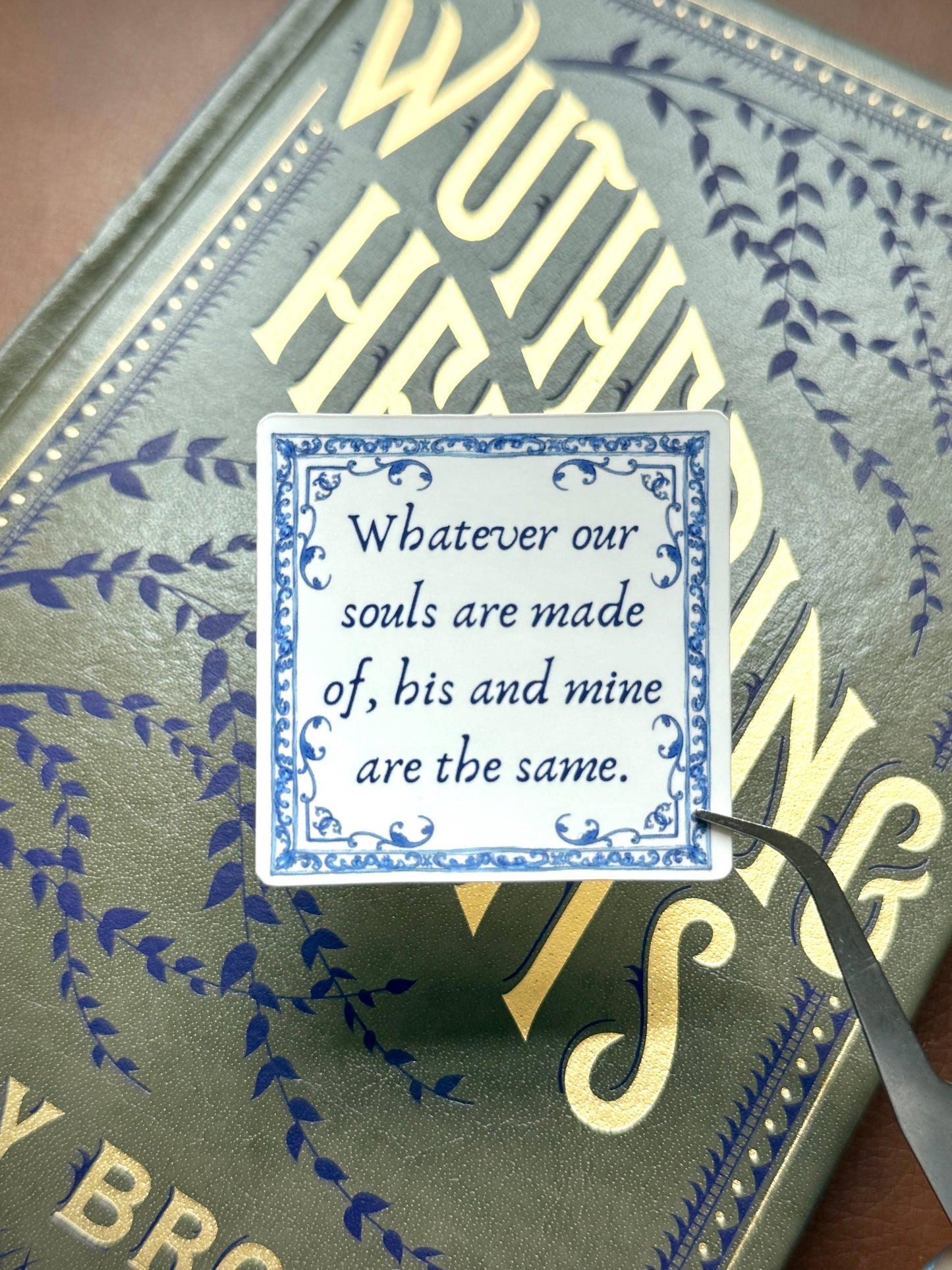 Wuthering Heights Emily Bronte Sticker - Souls