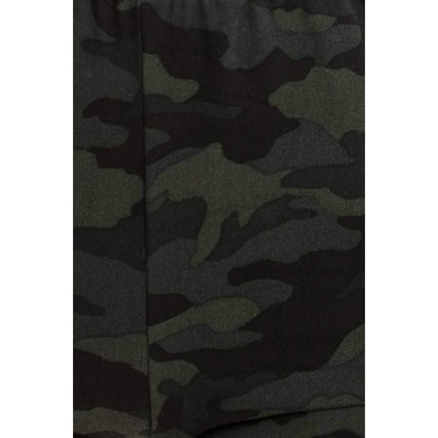 Buttery Soft Print Shorts with Elastic Waistband: MULTI