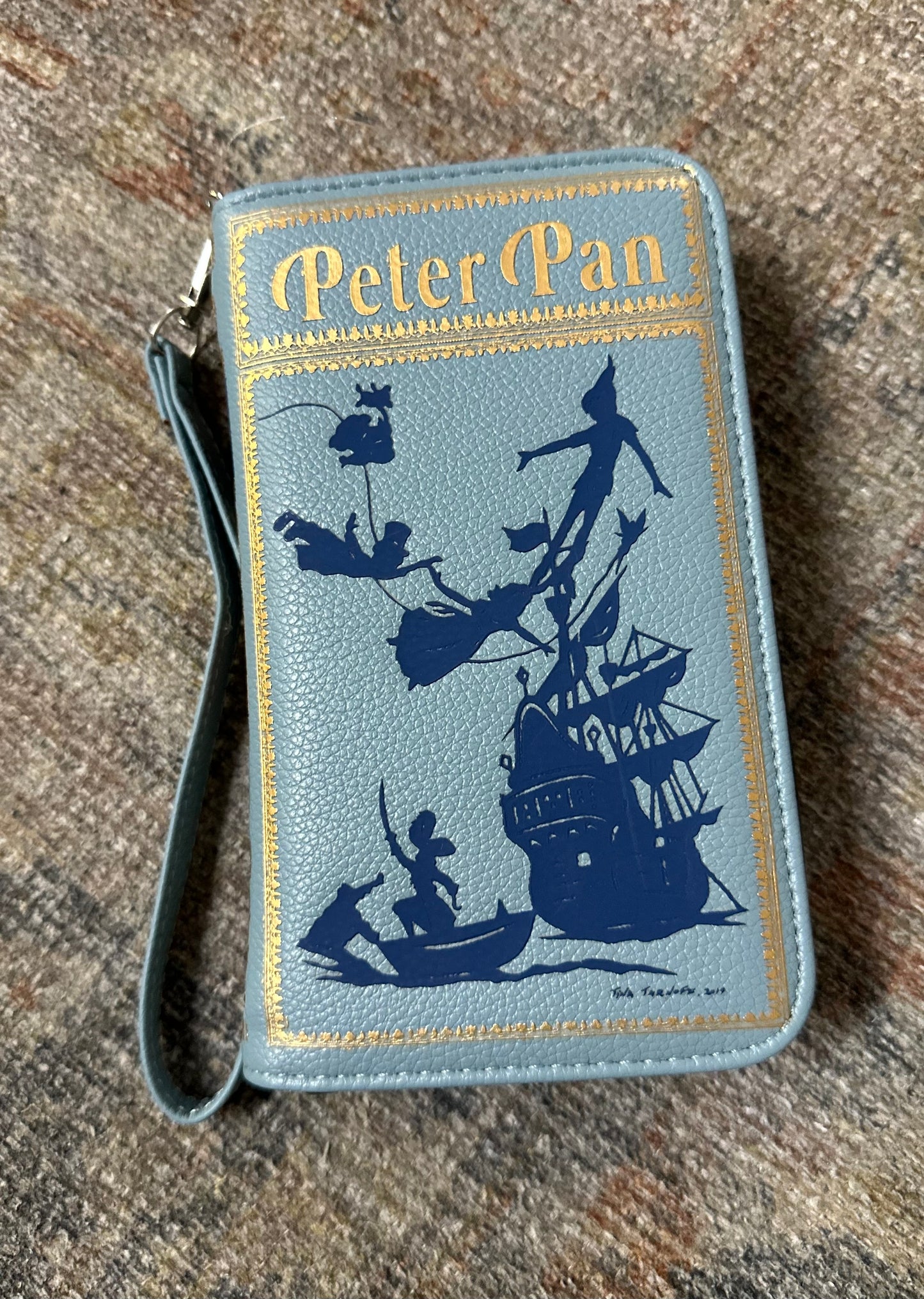 The Peter Pan Wallet: Blue