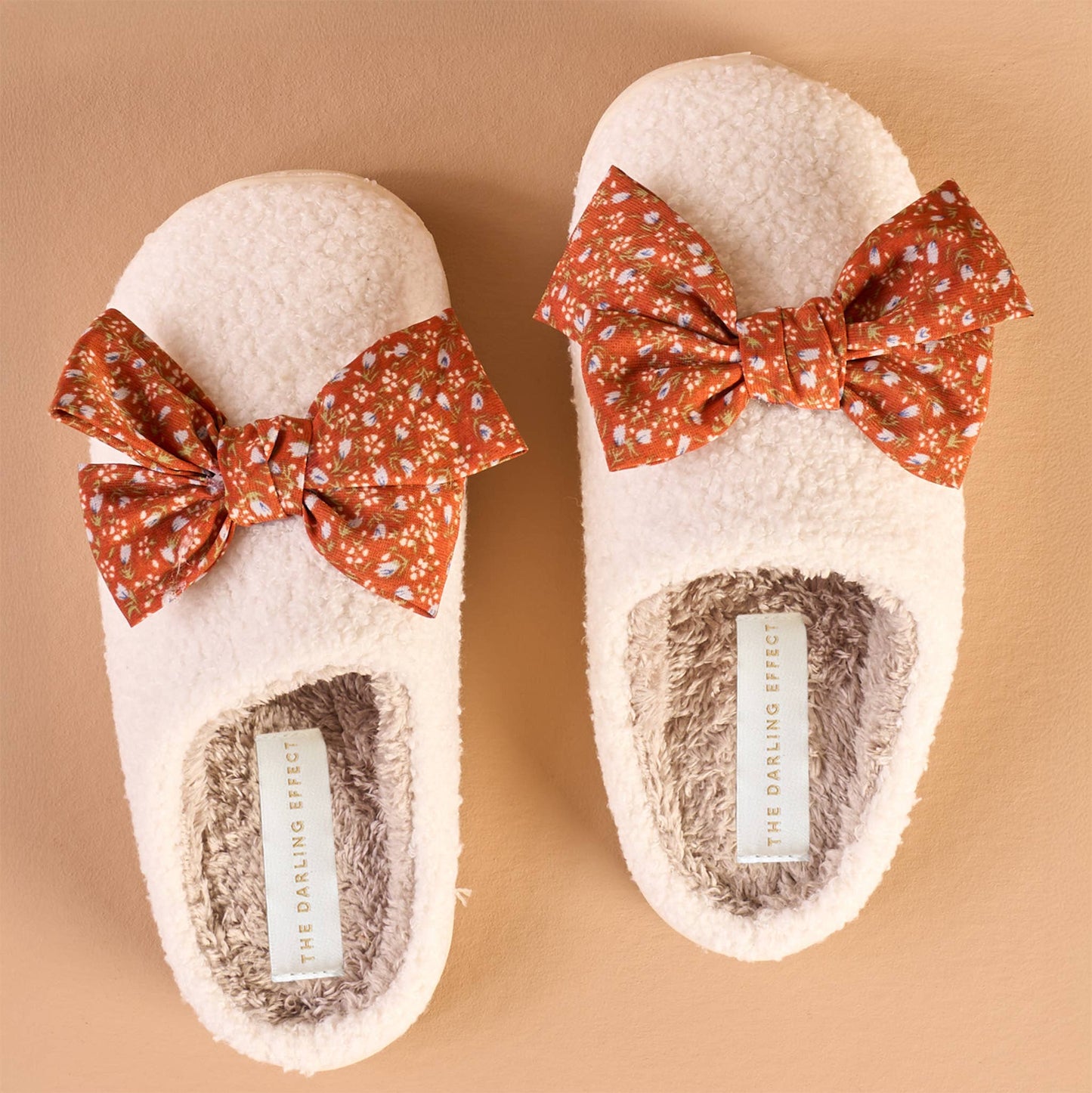 Fuzzy Slippers - Betty Bow Fall Flora: M/L