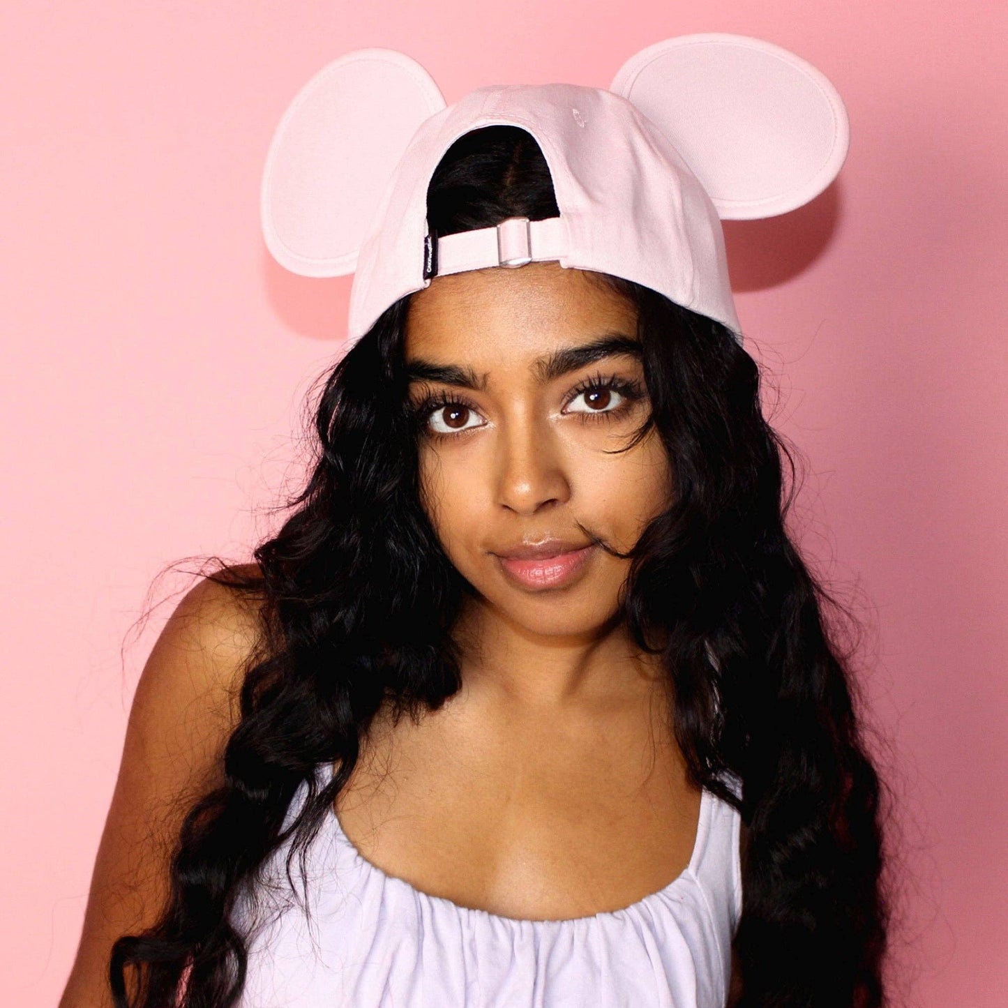Pink Mickey Ear Hat: Pink / O/S