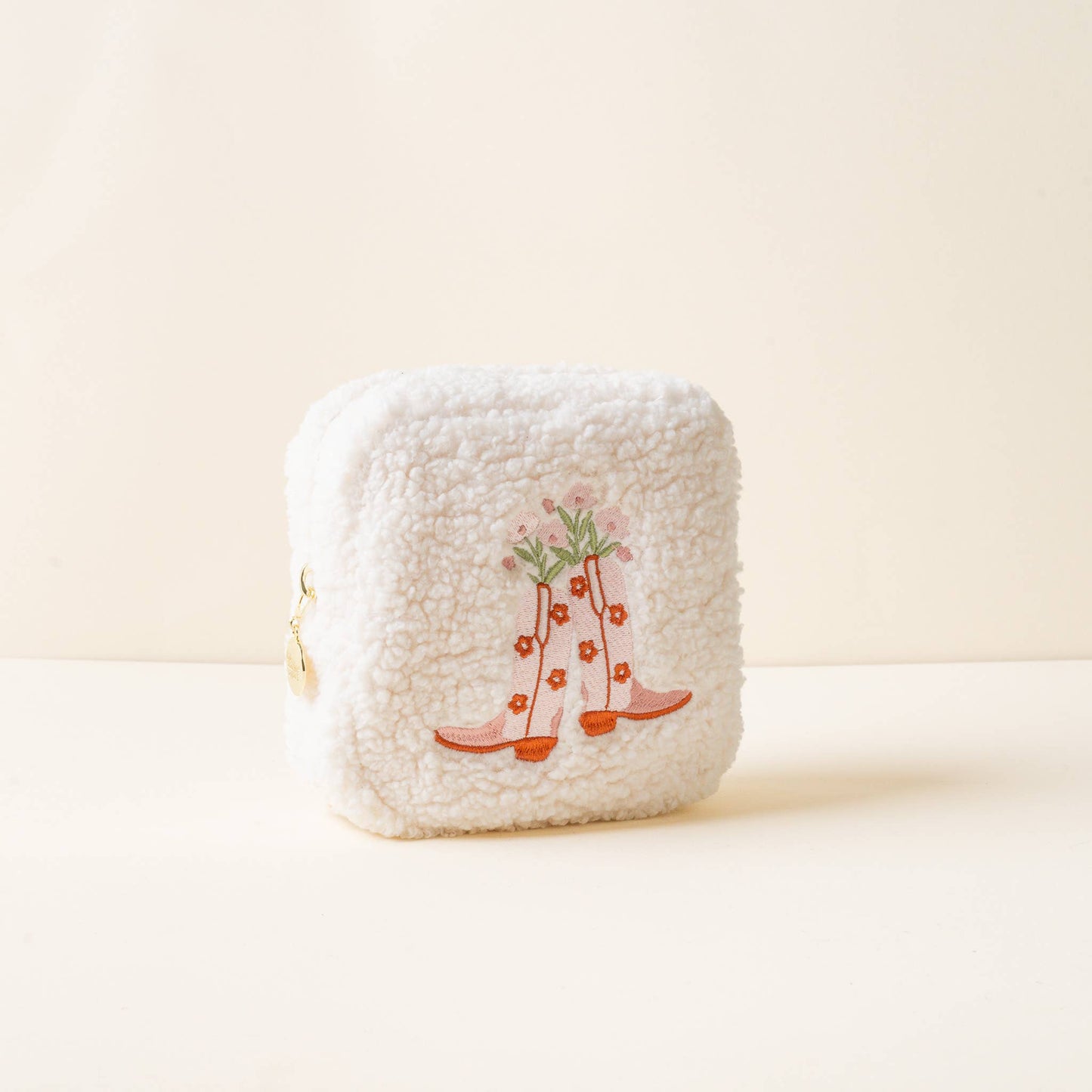Teddy Pouch-Square Cowgirl Boots
