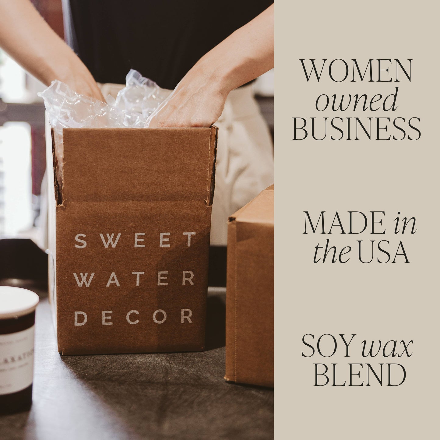 Salt and Sea 12 oz Soy Candle - Home Decor & Gifts