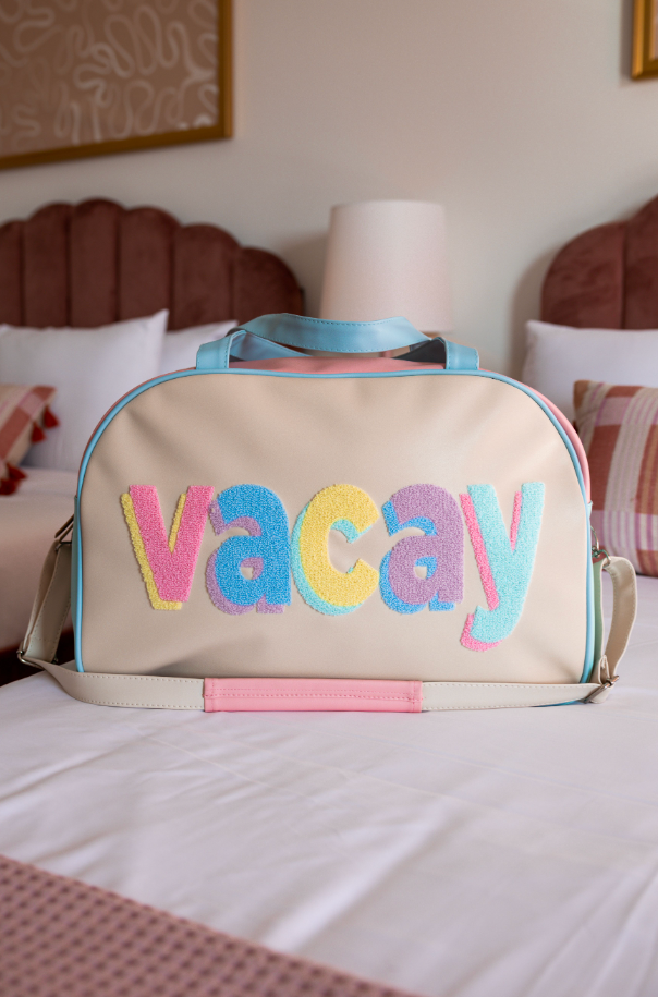 Duffle Bag - Vacay (Cream Pastels)