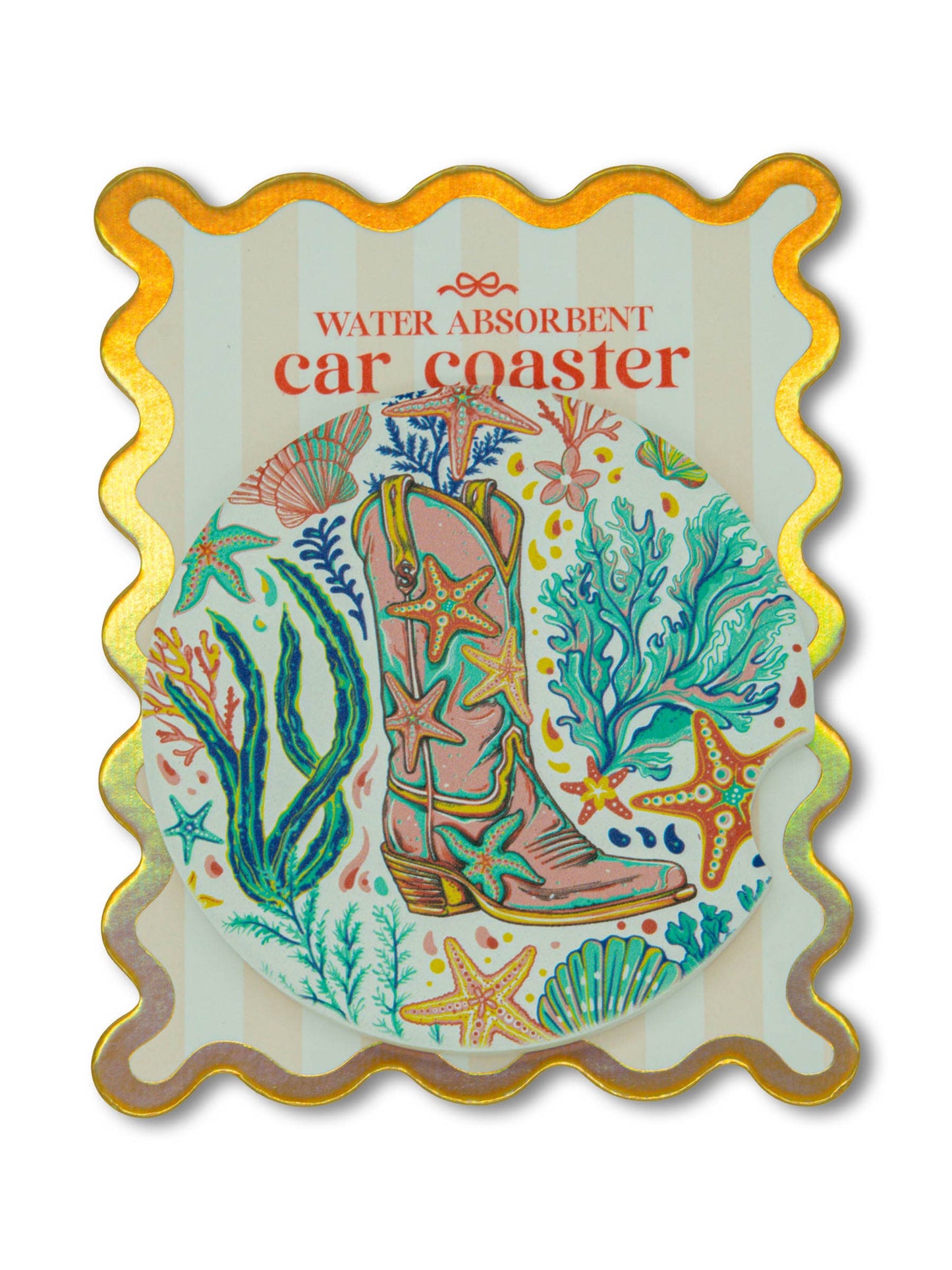 Simply Southern Car Coaster - Boot