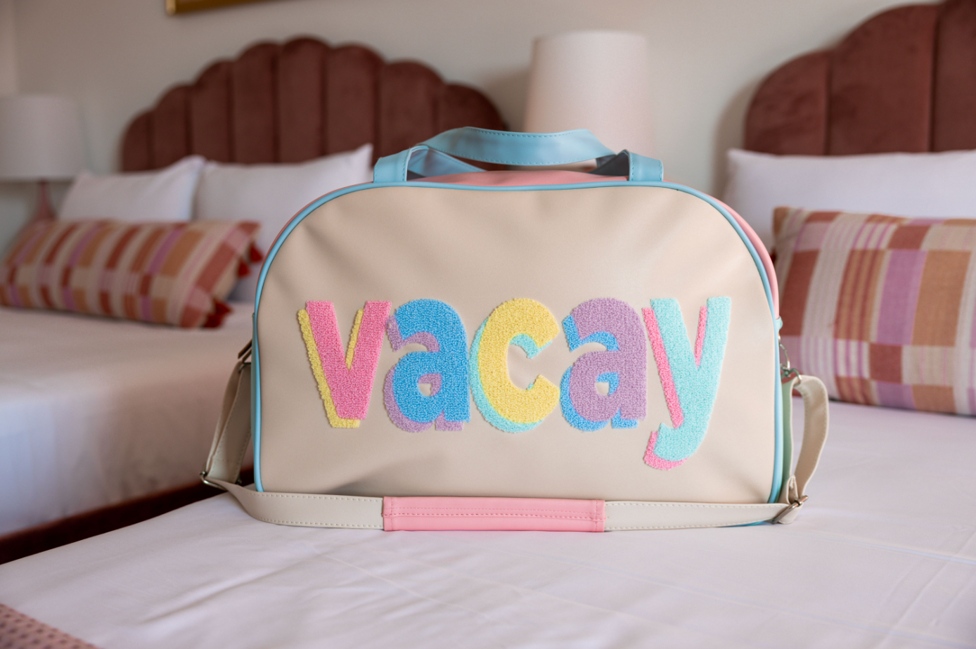 Duffle Bag - Vacay (Cream Pastels)