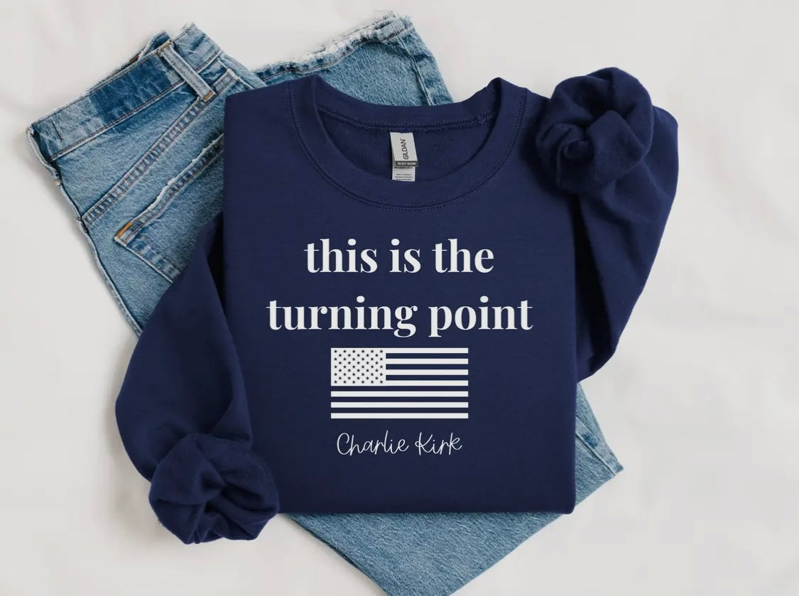 *PRE-ORDER* This Is The Turning Point Sweatshirt • Navy