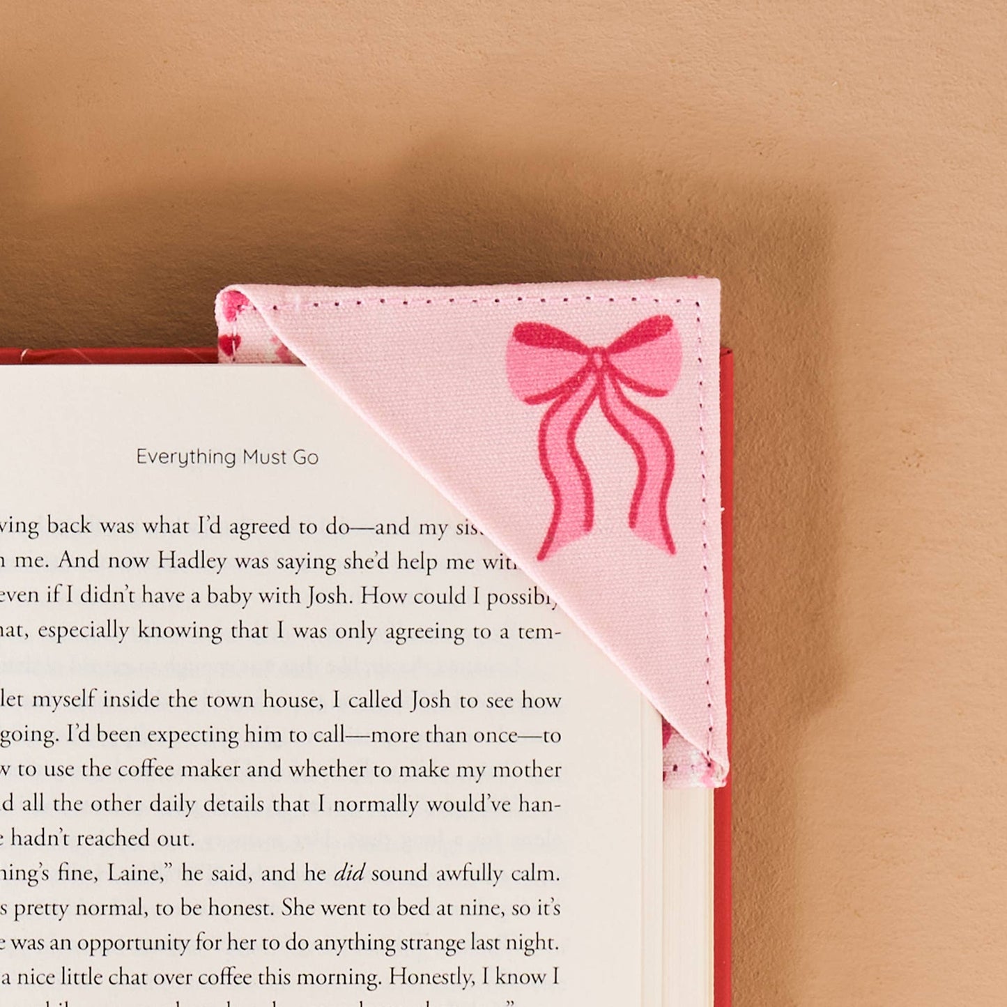 Corner Keeper Fabric Bookmark-Oh So Lovely