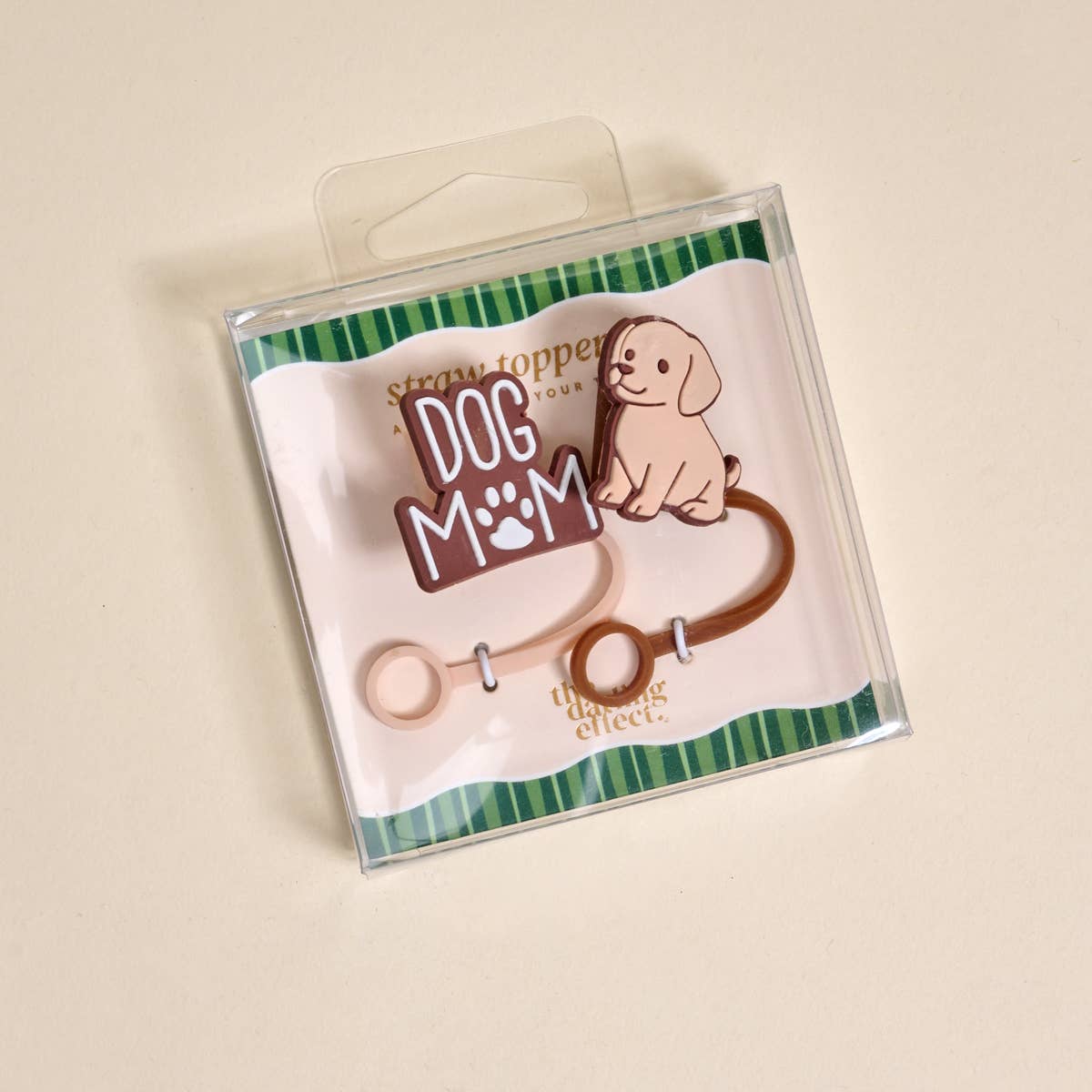 Straw Topper Set–Dog Mom