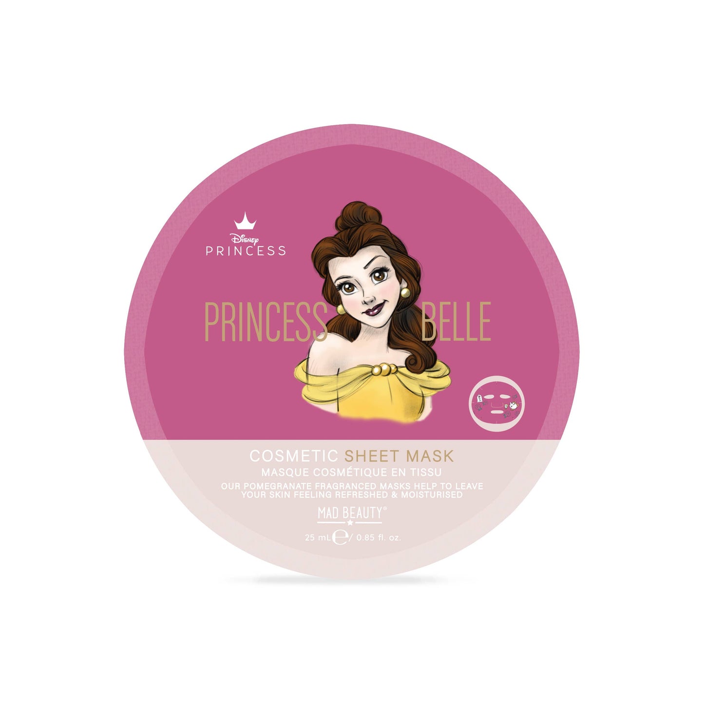 Mad Beauty Disney Pure Princess Sheet Face Mask Set (5pc)