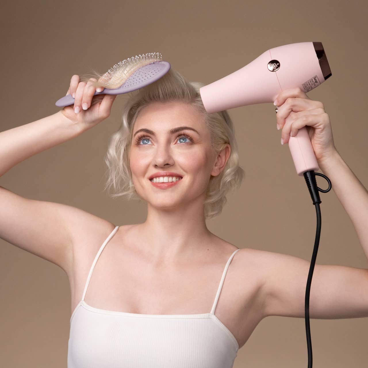 Recycled Plastic Wet/Dry Brush- Soft Violet