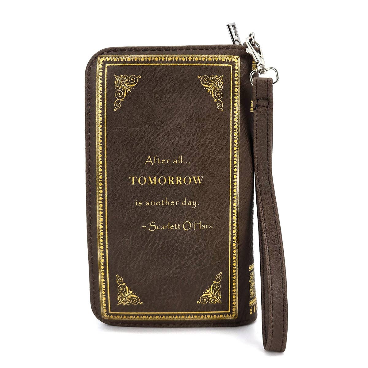 Gone with the Wind Book Wallet in Vinyl: Brown