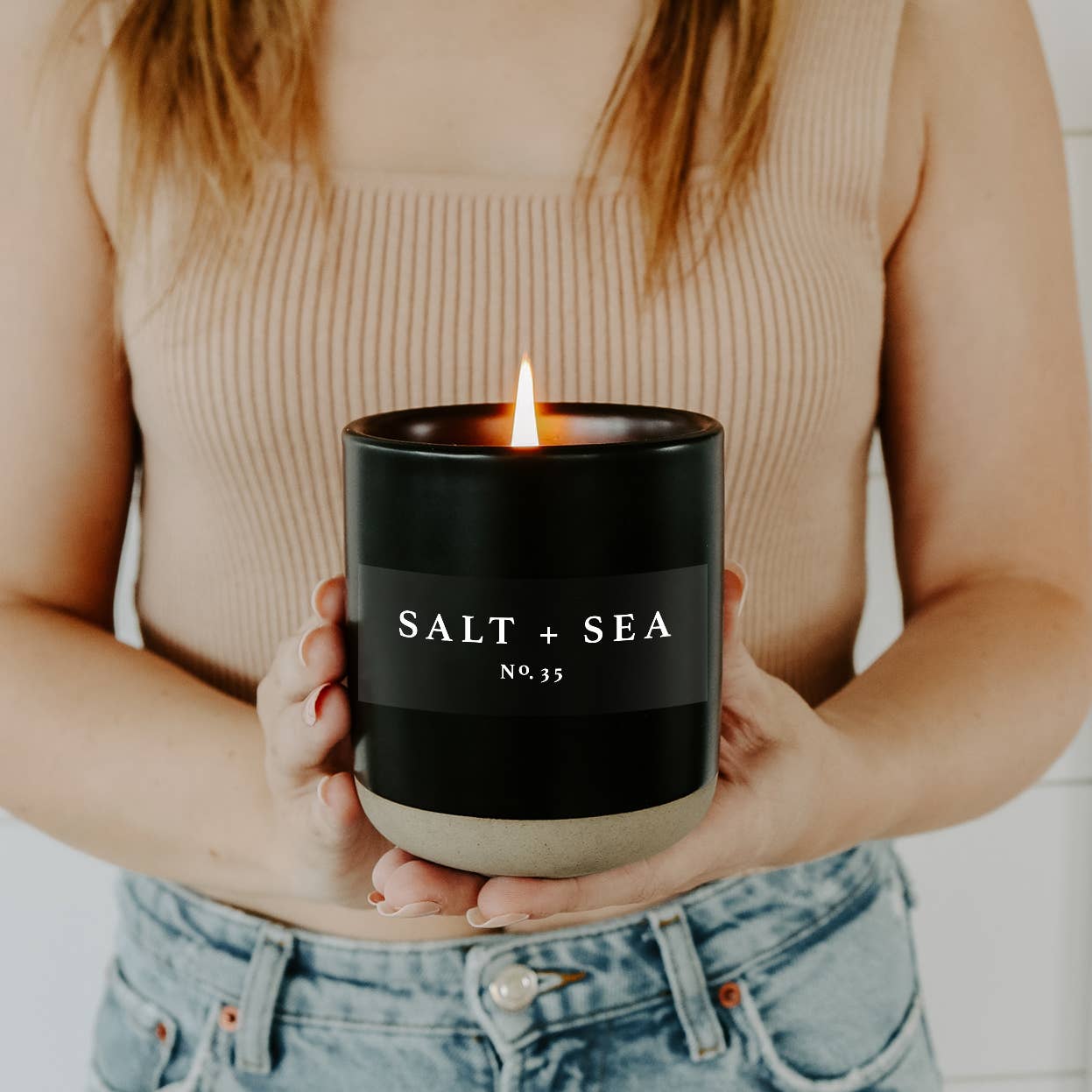 Salt and Sea 12 oz Soy Candle - Home Decor & Gifts