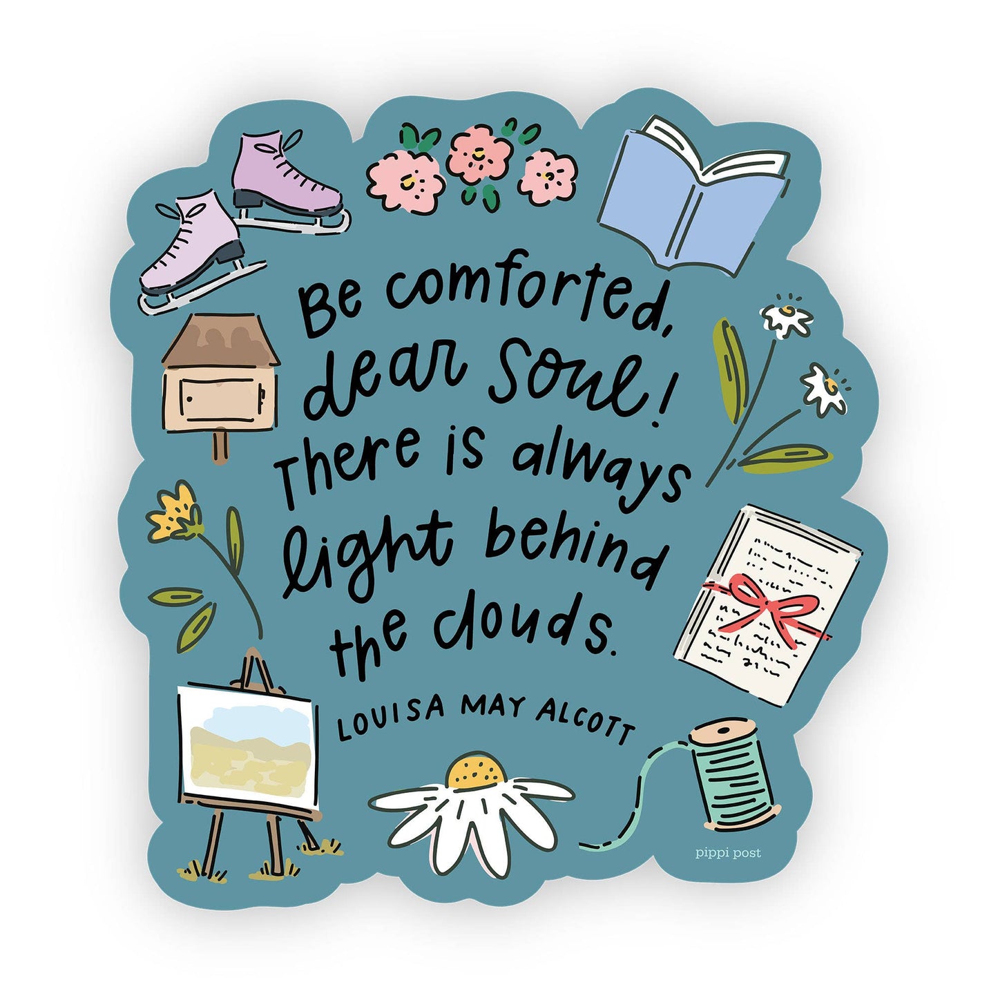 Be Comforted Little Women Decal Sticker