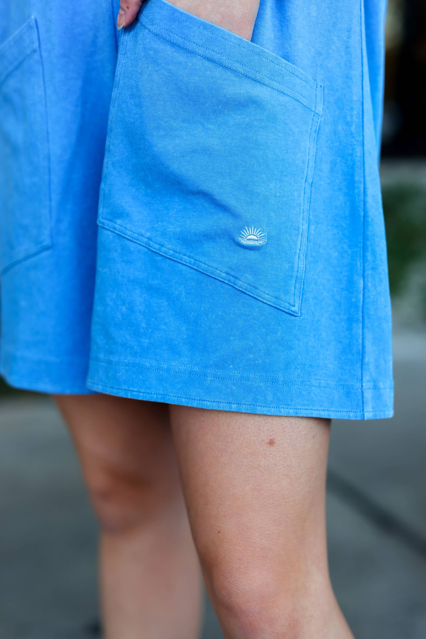 Effortless (Cobalt) Mineral Wash Romper