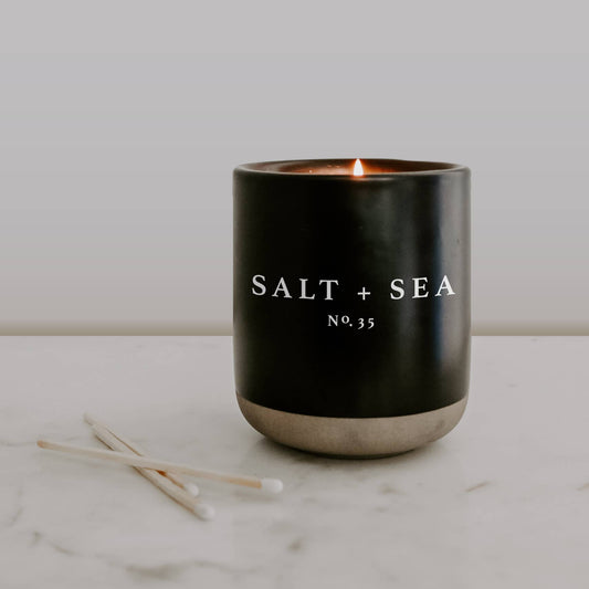 Salt and Sea 12 oz Soy Candle - Home Decor & Gifts