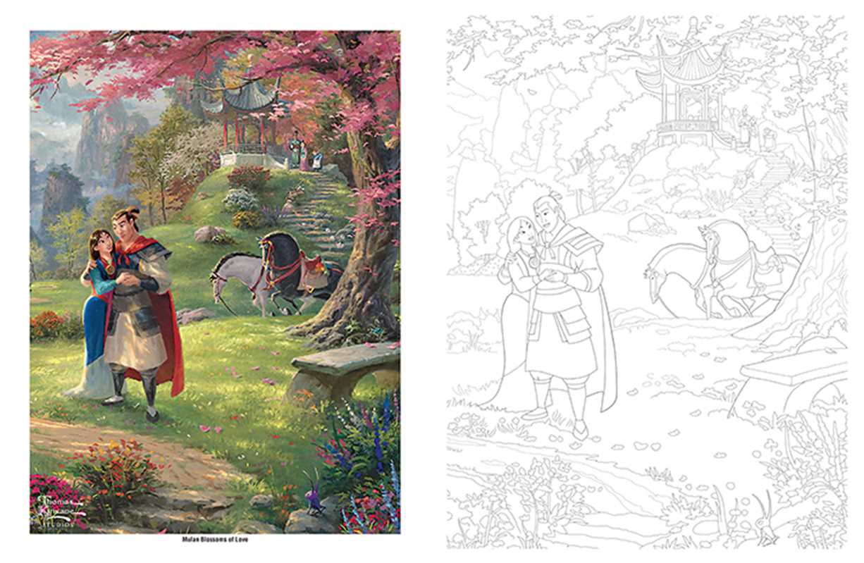 Disney Dreams Collection Thomas Kinkade Studios Disney Princess Coloring Book by Thomas Kinkade: Paperback; 96 pages / English