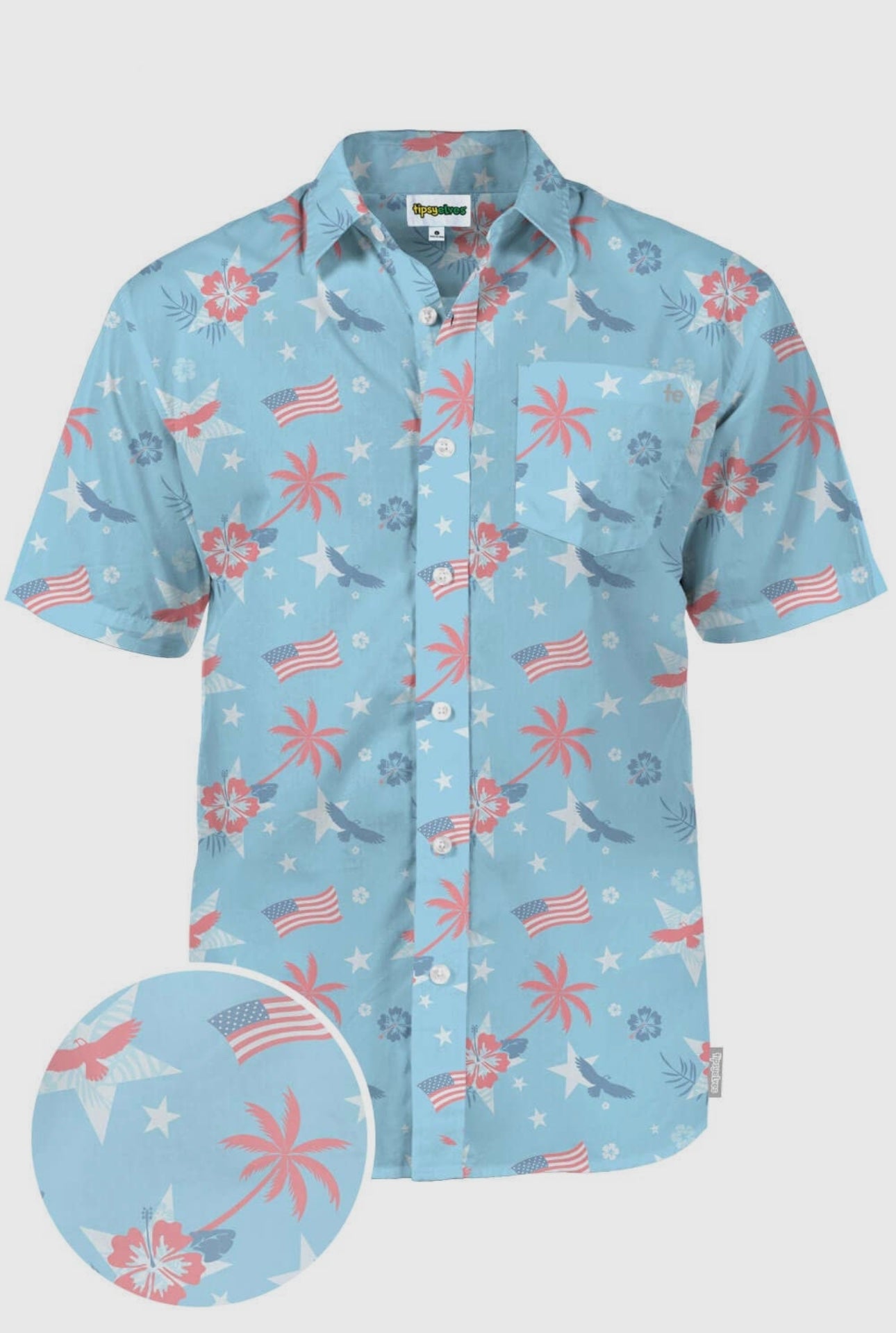 Men’s Island of the Free Hawaiian Shirt