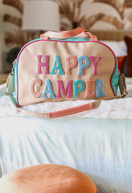 Happy Camper Weekender Duffle Bag - *No Shoulder Strap