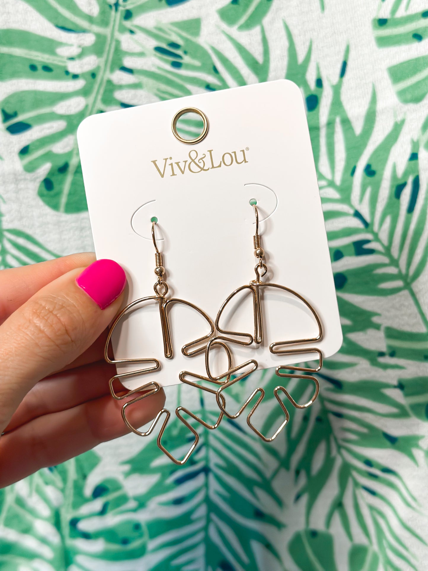 Palm Tropical Earrings