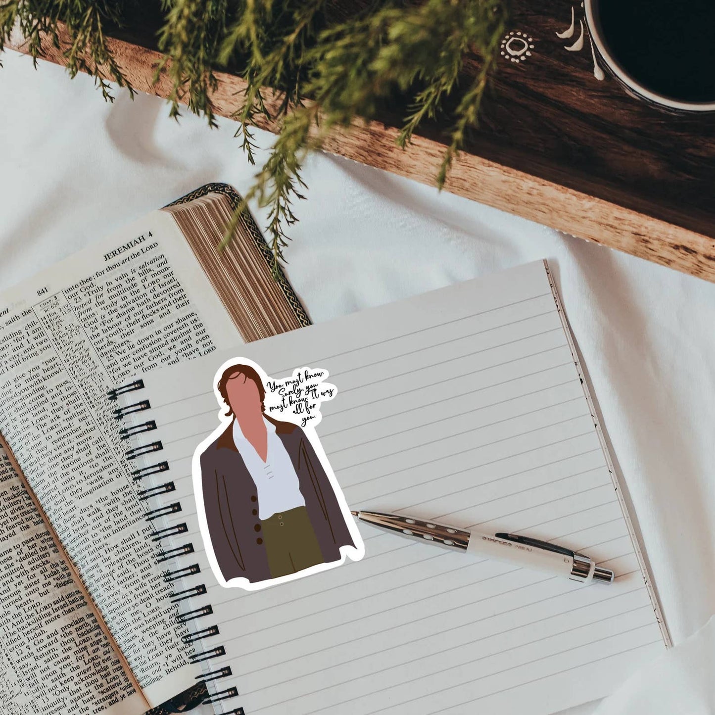 Mr Darcy Vinyl Sticker