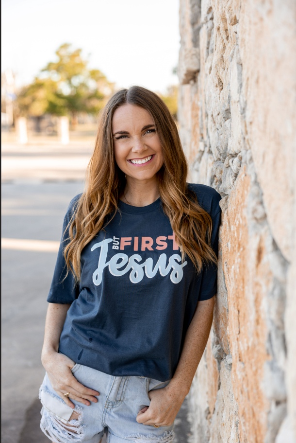 But First, Jesus - Short Sleeve (Indigo)