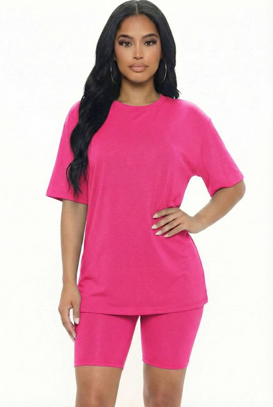 *PRE-ORDER* On The Go Biker Set: Fuchsia