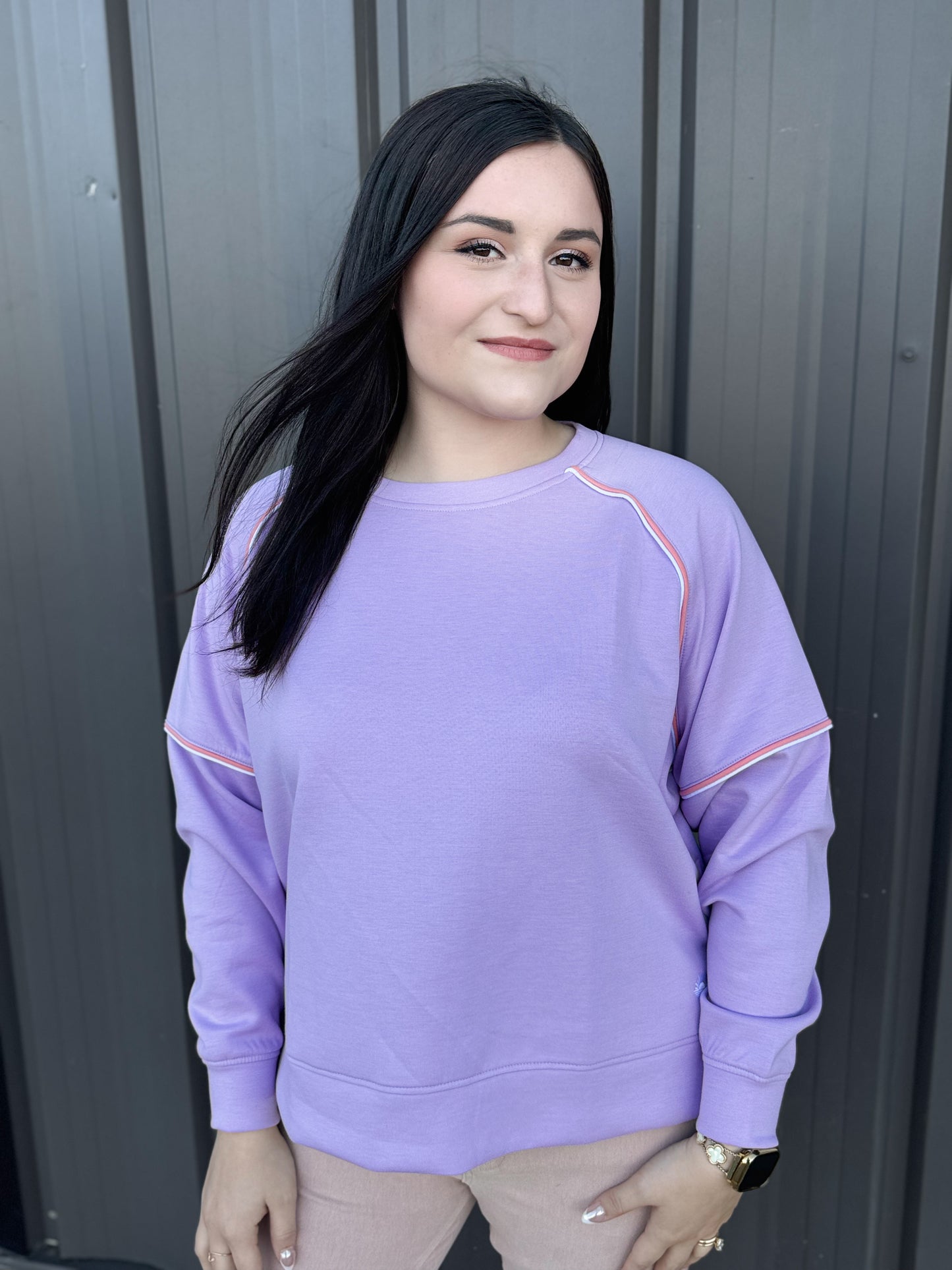 Do Your Best Pullover - (Lilac)