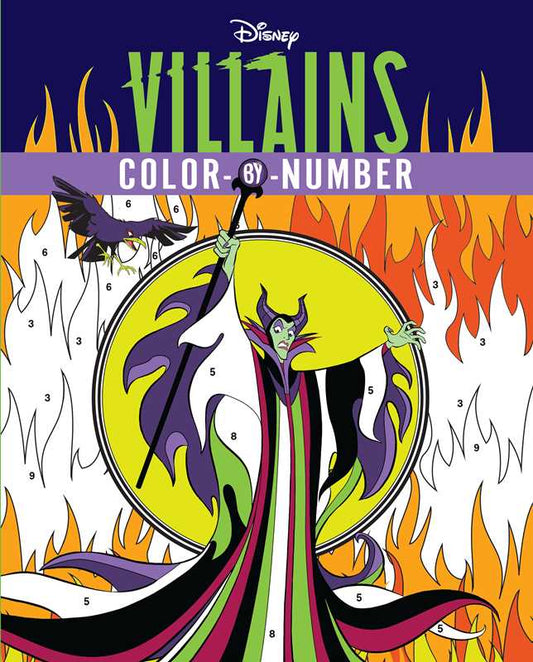Disney Villains Color-by-Number by Editors of Thunder Bay Press: Flexibound; 192 pages / English