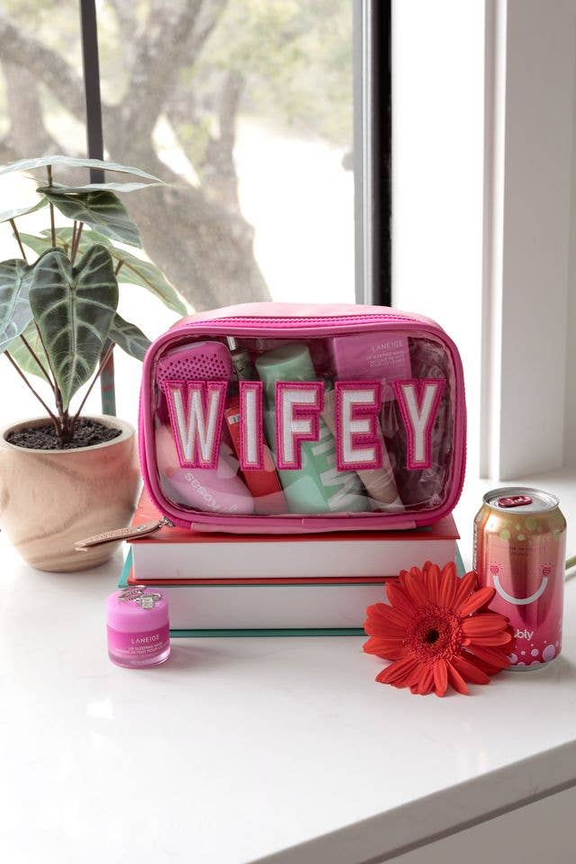 Clear Cosmetic - Wifey (Pink)