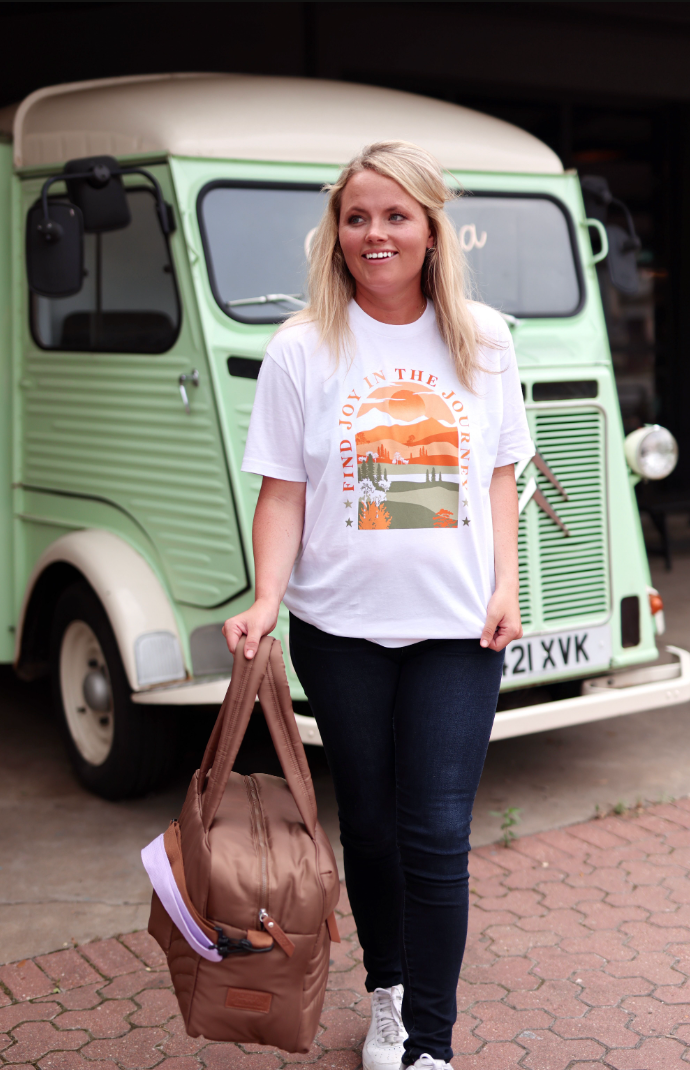 Find The Joy In the Journey - SS (White)