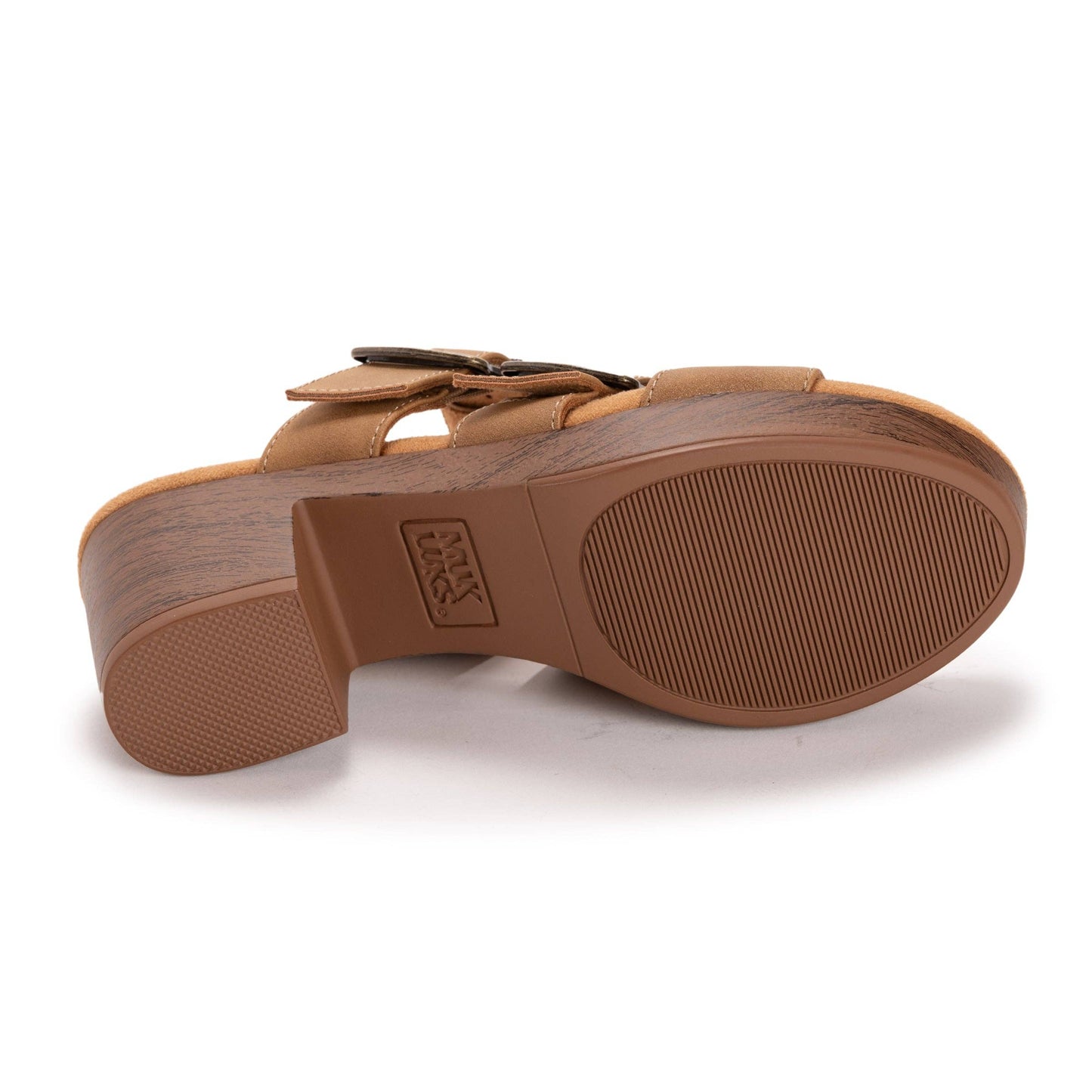 Muk Luks Women's Myra Sandal: Tan