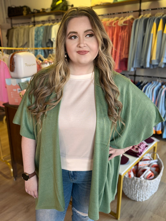 Lindsey Cardigan - Olive