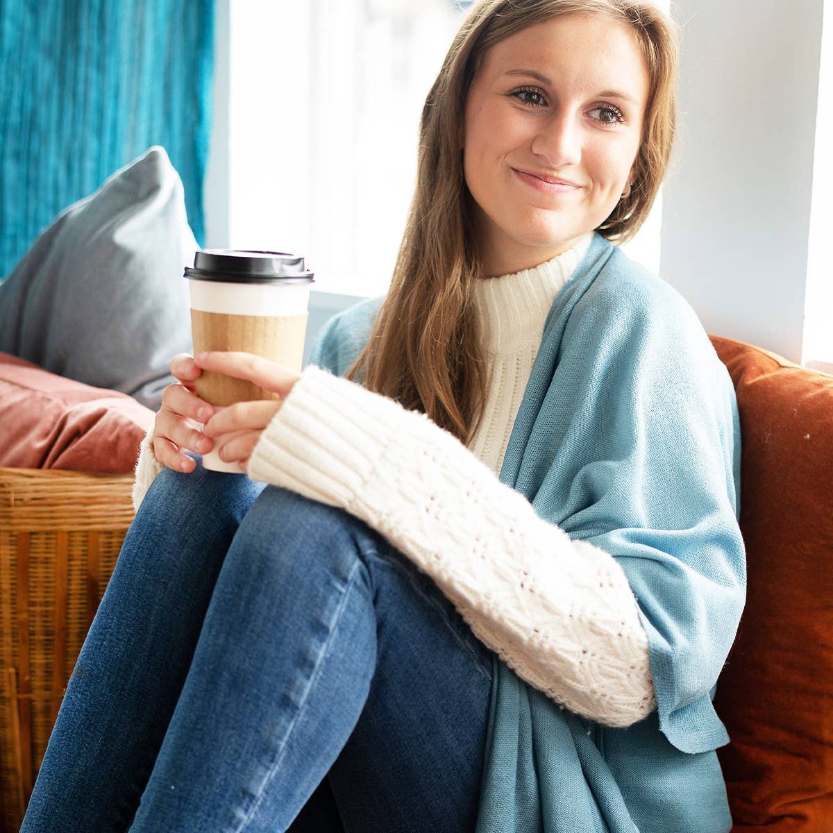 Lindsey Cardigan - Dusty Blue