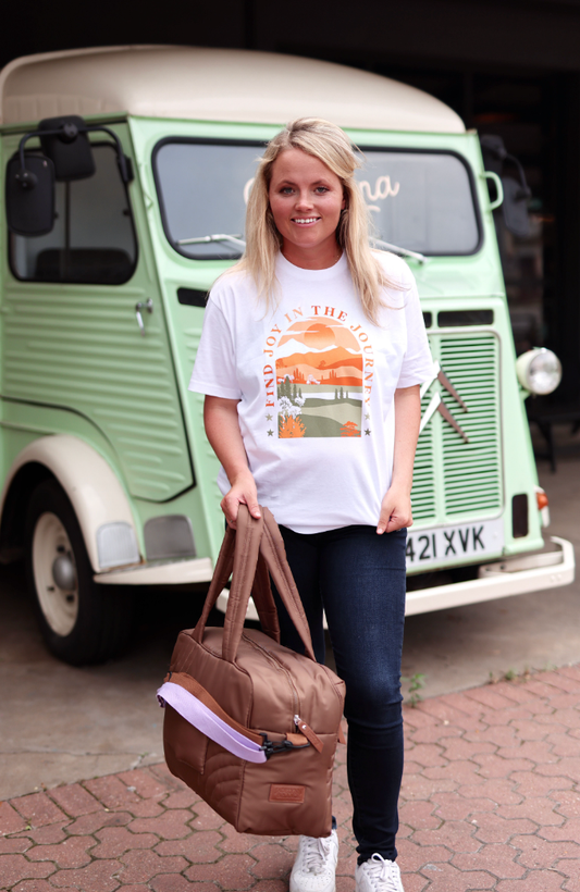 Find The Joy In the Journey - SS (White)