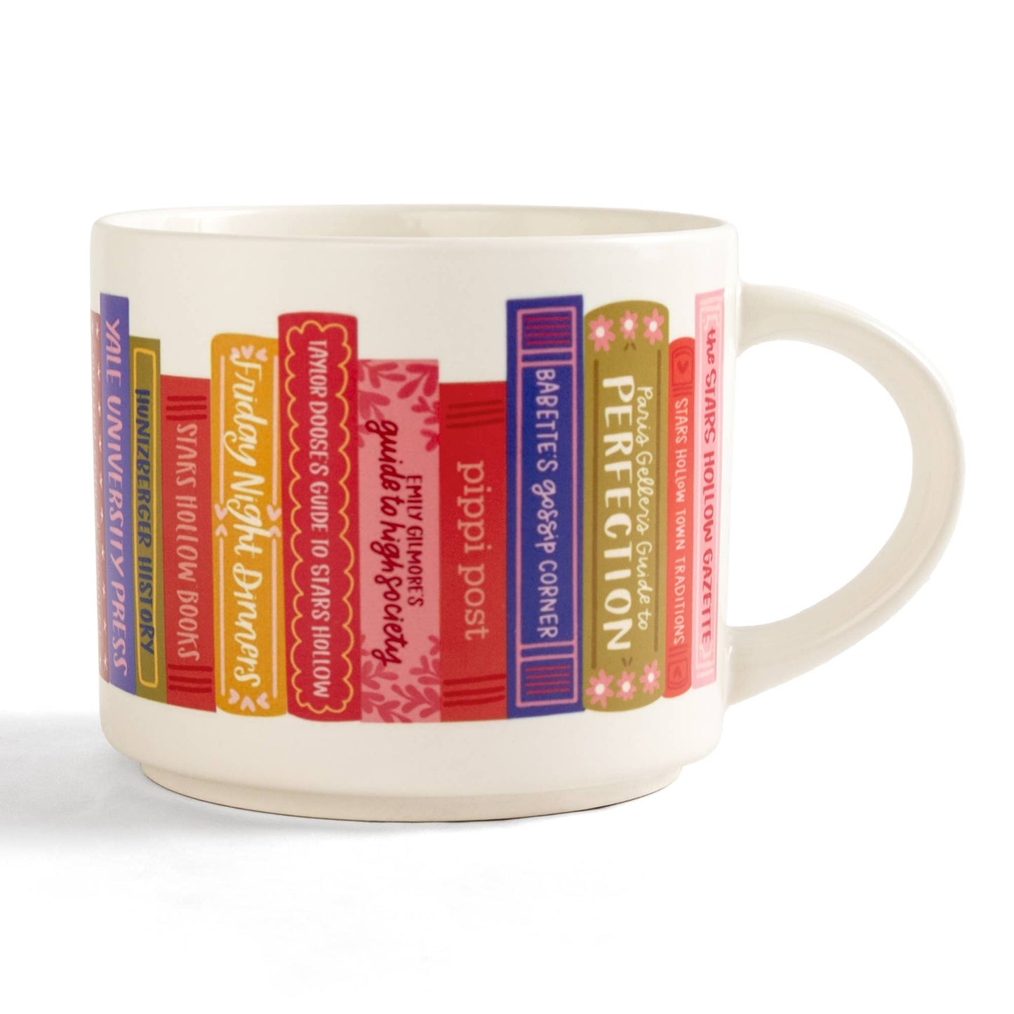 Stars Hollow Bookshelf Large Ceramic Mug