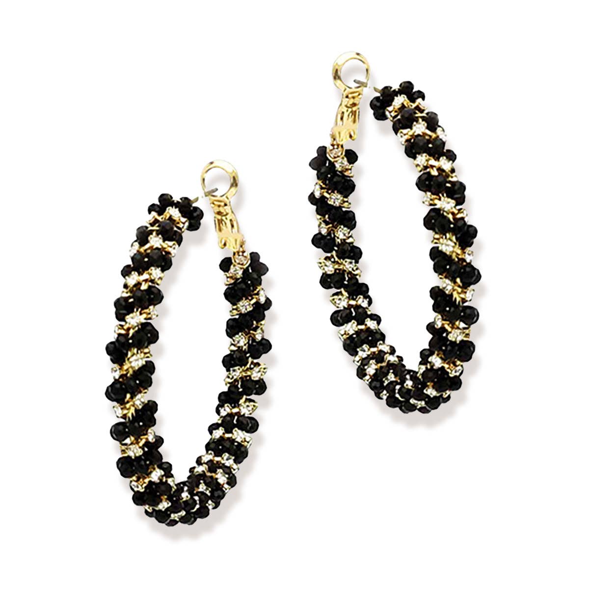 Black Miley Earrings