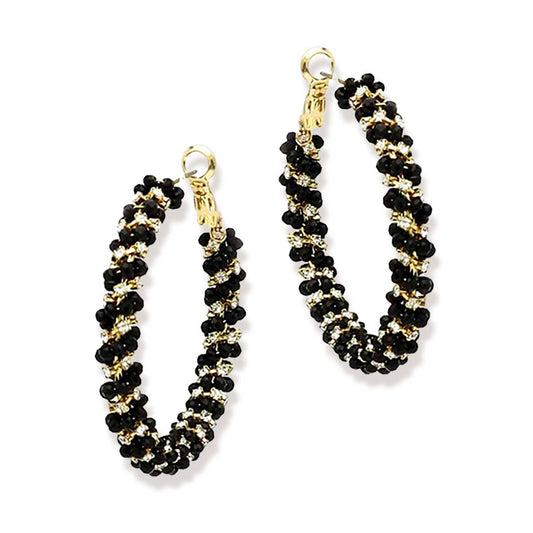 Black Miley Earrings