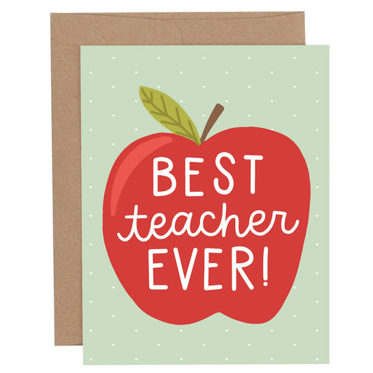 Best Teacher Greeting Card