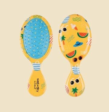 Mini Travel Hair Brush - Tropical