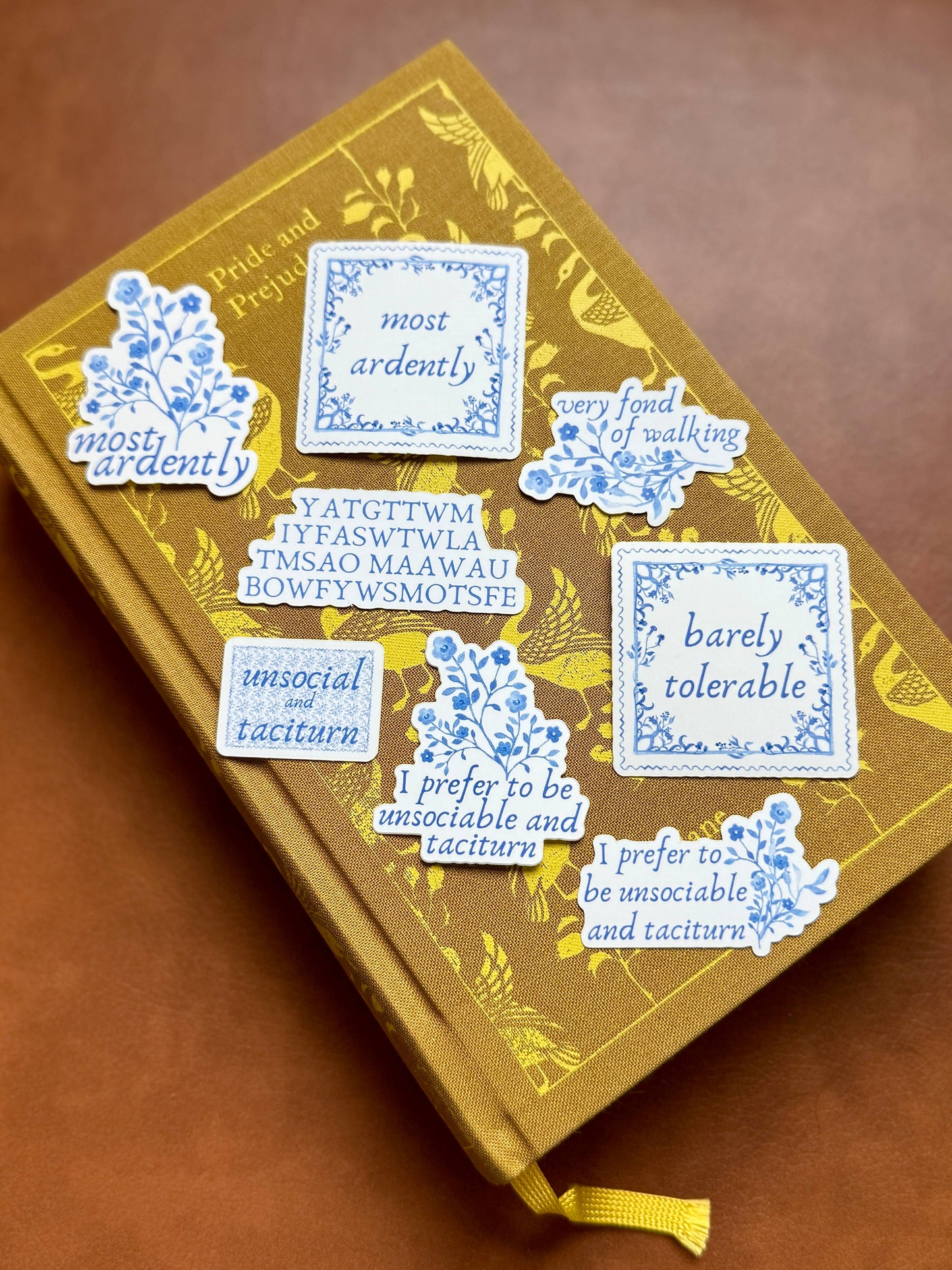 Pride & Prejudice Jane Austen Sticker - Very Fond of Walking