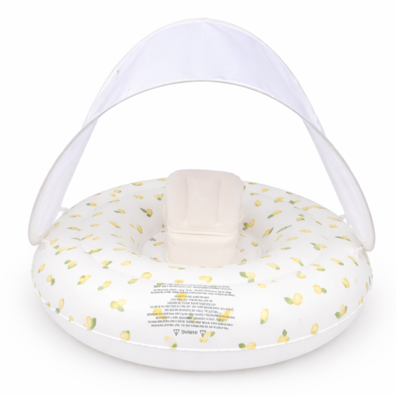 Ali+Oli Baby Swim Seat with Sun Canopy (Lemons)