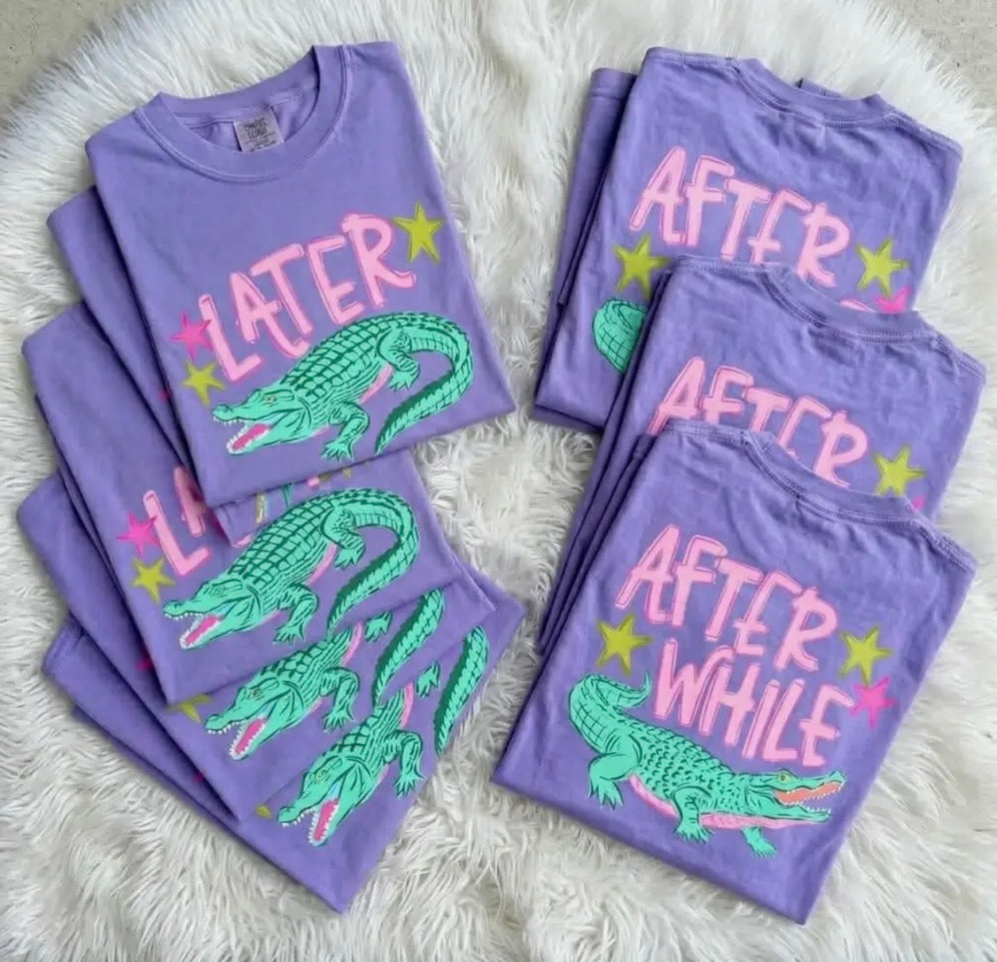 *MAY PRE-ORDER* After While Crocodile Tee