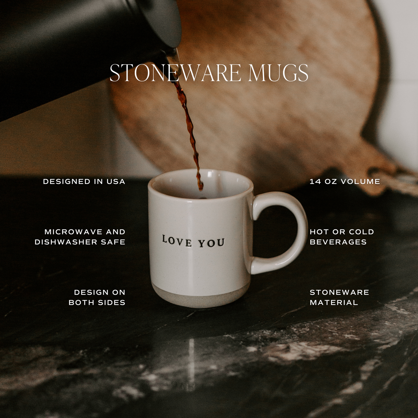 You're The Best Stoneware Coffee Mug - Gifts & Home Decor