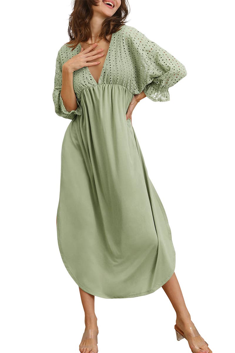 Danielle Springtime Dress : Sage