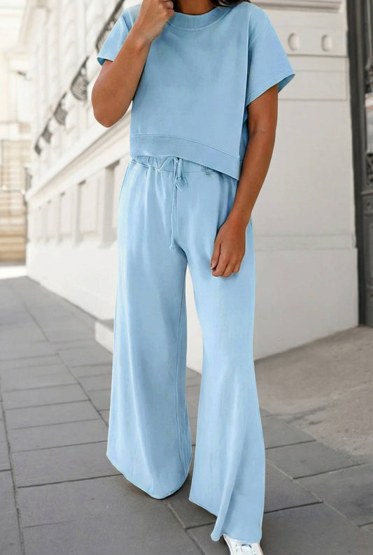 Around Town Comfort 2pc Set | Mist Blue